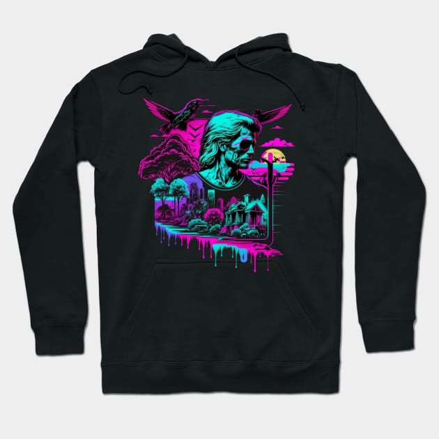 Synthwave Hoodie by Discover Madness